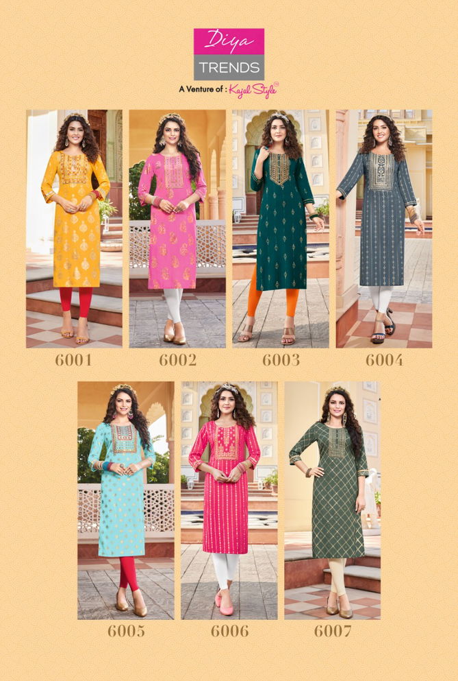 Victoria 6 Embroidery Latest Wholesale Kurti Collection